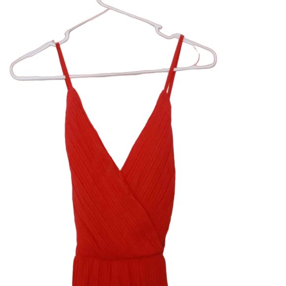 BEYOND WORDS - MODERN ORANGE JUMPSUIT SIZE XS - Picture 3 of 5